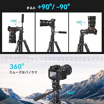 新品　SmallRig CT195 ビデオ三脚キット FreeBlazer Aluminum Alloy Video Tripod CT-195